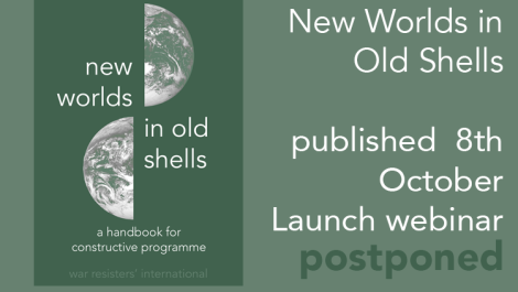 The front cover of the book is green, with a globe split in the middle and the title of the book arranged around it.