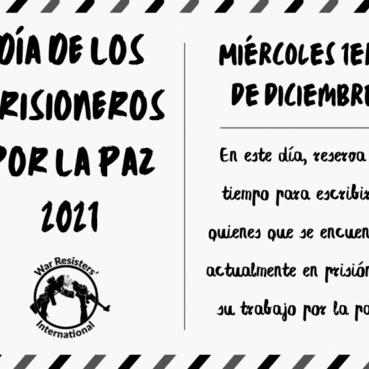 Postal Día de los Prisioneros por la Paz 2021